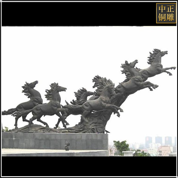 大型城市景觀銅馬雕塑