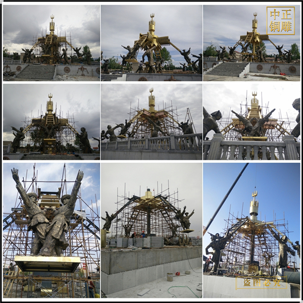 大型城市廣場雕塑安裝.jpg
