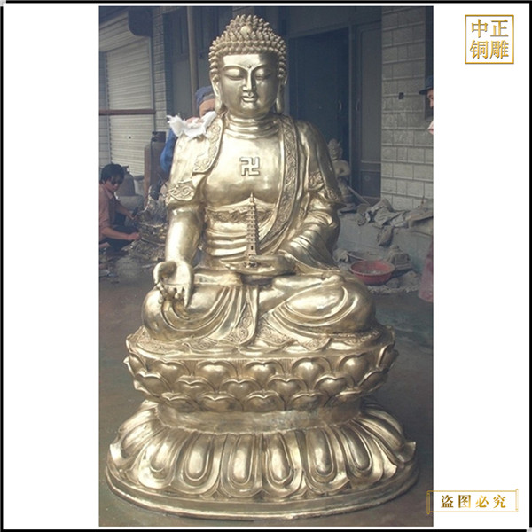 鎏金釋迦牟尼佛銅像
